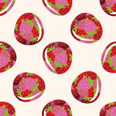 easter painting egg cartoon seamless pattern background N41
