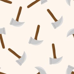 work tool hammer cartoon seamless pattern background N2