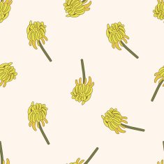 flower cartoon seamless pattern background N54