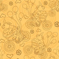 Bunny on a bike N4