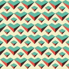 Abstract Retro Color Pattern