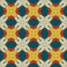 Seammless pattern with decorative ornament