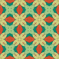 Seammless pattern with decorative ornament N2