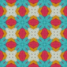 Seammless pattern with decorative ornament N3