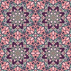 Seamless pattern with decorative ornament