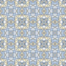 Seamless pattern with decorative ornament N3