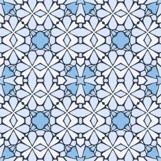 Seamless pattern with decorative ornament N5