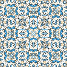 Seamless pattern with decorative ornament N14