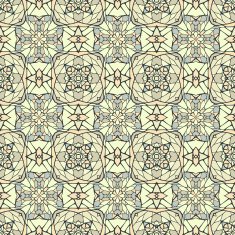 Seamless pattern with decorative ornament N23