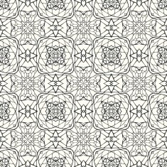 Seamless pattern with decorative ornament N24