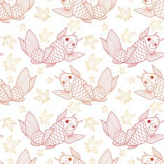 koi fish pattern