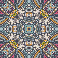 ornamental Abstract Seamless Pattern