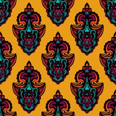 abstract damask seamless design N2