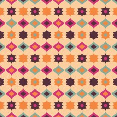 Seamless retro pattern geometrical texture background