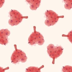 tree cartoon seamless pattern background N30