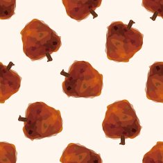 tree cartoon seamless pattern background N34