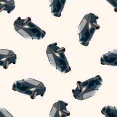 transportation car cartoon seamless pattern background N52