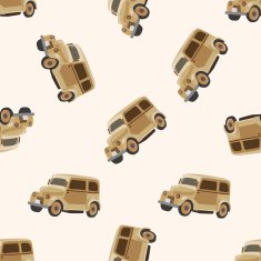 transportation car cartoon seamless pattern background N56