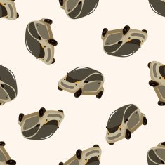 transportation car cartoon seamless pattern background N59