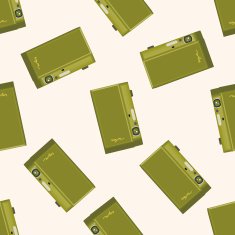 camera cartoon seamless pattern background N59