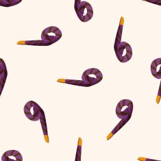 party horn cartoon seamless pattern background N2