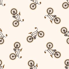 bicycle cartoon design seamless pattern background N3