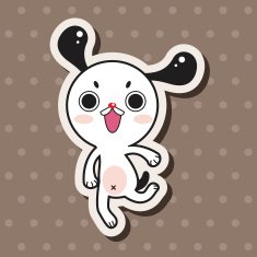 animal dog cartoon theme elements N37