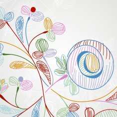 Floral background N790