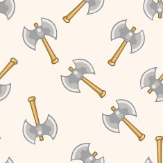weapon cartoon seamless pattern background N14