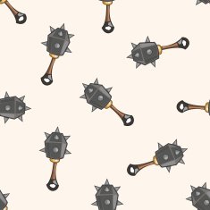 weapon cartoon seamless pattern background N18