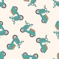 transportation motor cartoon seamless pattern background N50