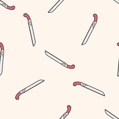 work tool knife cartoon seamless pattern background N3