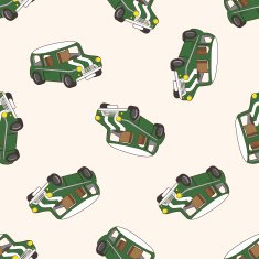 transportation car cartoon seamless pattern background N64