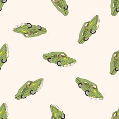 transportation car cartoon seamless pattern background N70