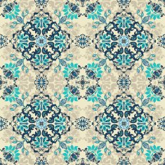 Seamless abstract floral pattern for fabric N3