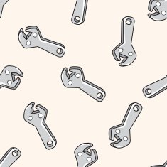 work tool pliers cartoon seamless pattern background N3