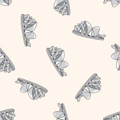 Building cartoon seamless pattern background N37