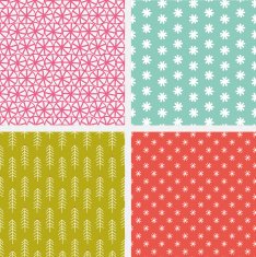Whimsical Hand Drawn Winter Seamless Patterns