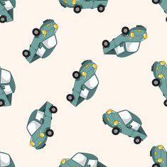 transportation car cartoon seamless pattern background N78