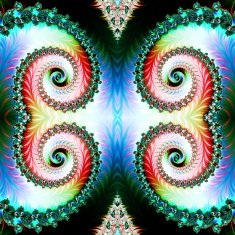 Multicolored Background with Spiral Pattern Artwork for creative design N19