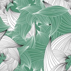 Graphic foliage pattern N2