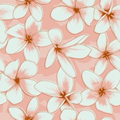 Pink Floral Seamless Pattern