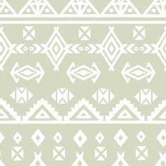 Tribal art ethnic seamless pattern N25