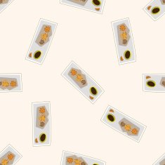 Japanese food cartoon seamless pattern background N12