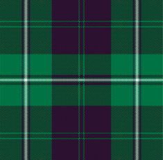 Vector Classic Green Purple Plaid Fabric N2