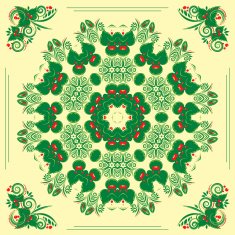 pattern with floral ornament N17