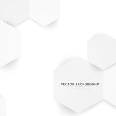 Vector abstract color 3d hexagonal N34