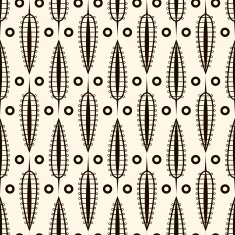 Seamless pattern with retro ornamental elements N2