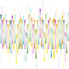 Bright abstract geometric background with circles