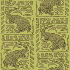 Seamless background with Crocodile Pattern